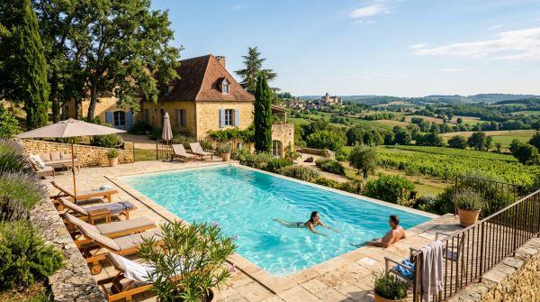 Top 10 hébergements avec piscine incontournables en Dordogne